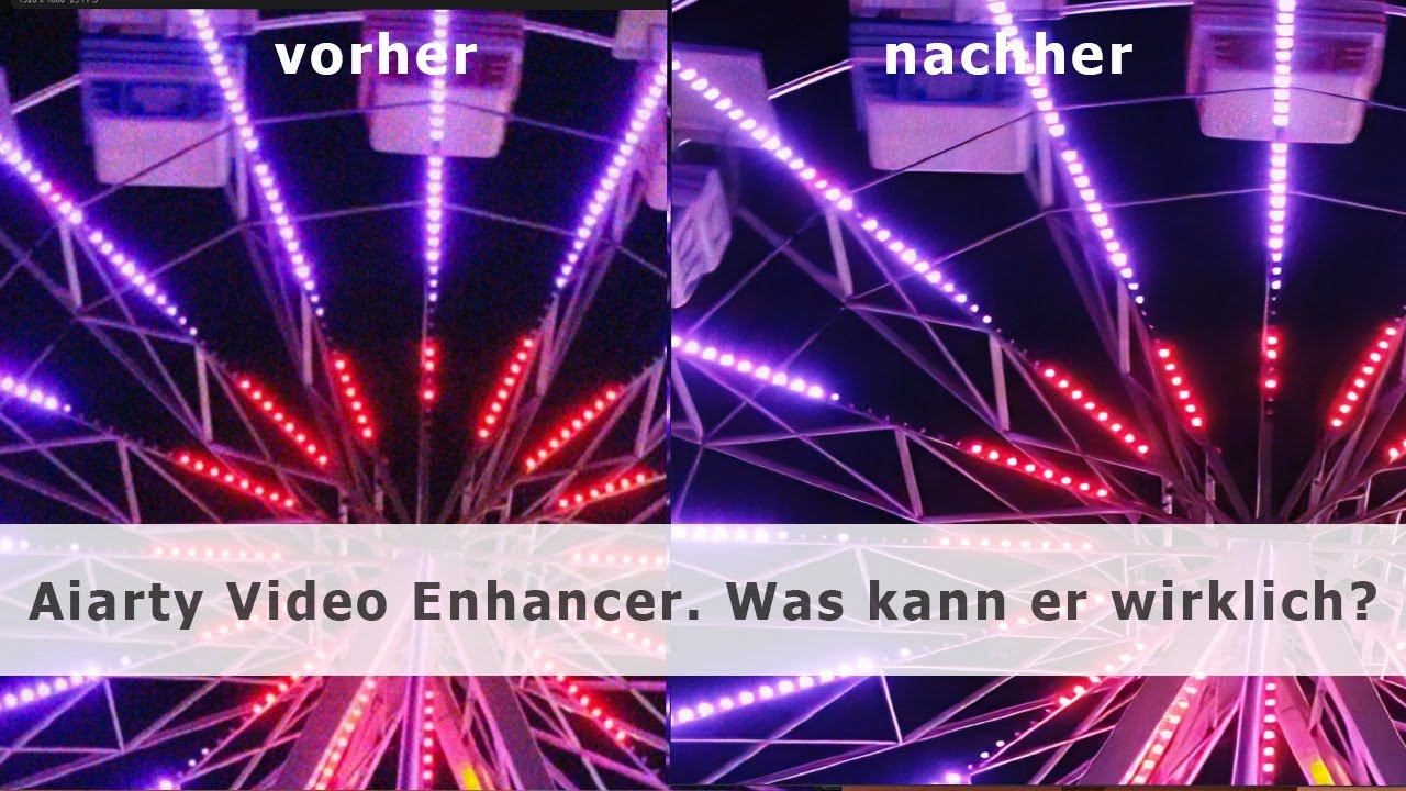 Schlechte Videoqualität? Dann hilft Aiarty Video Enhancer!