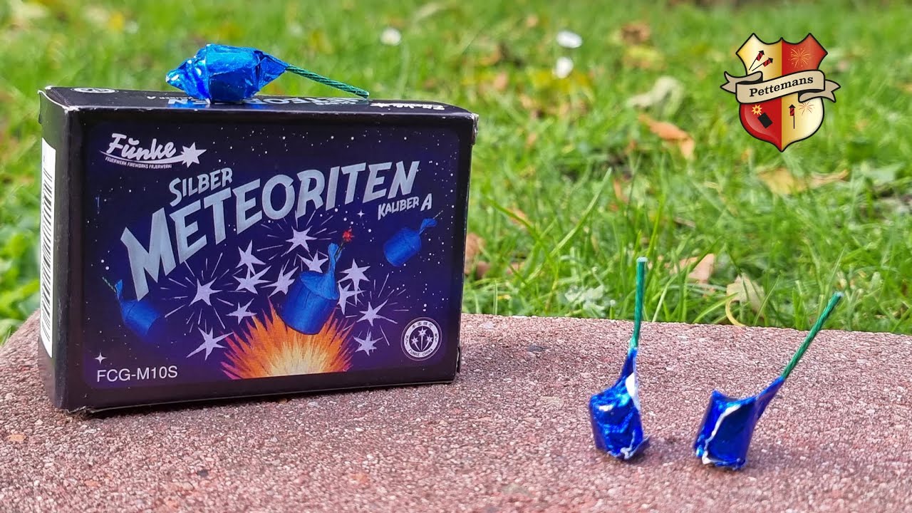 Silber Meteoriten - Kaliber A Funke Fireworks FCG-M10-S Vuurwerk