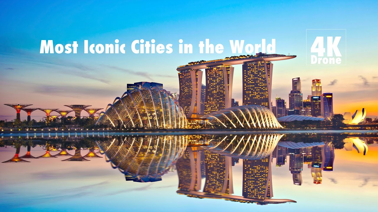 MOST ICONIC URBAN LANDSCAPES / ICONIC CITIES IN 4K UHD DRONE VIDEO