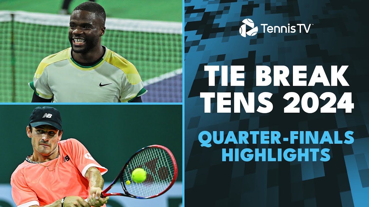 Tsitsidosa, Rune/Wozniacki, Fritz/Sabalenka & More! 😁 | Tie Break Tens 2024 Quarter-Final Highlights