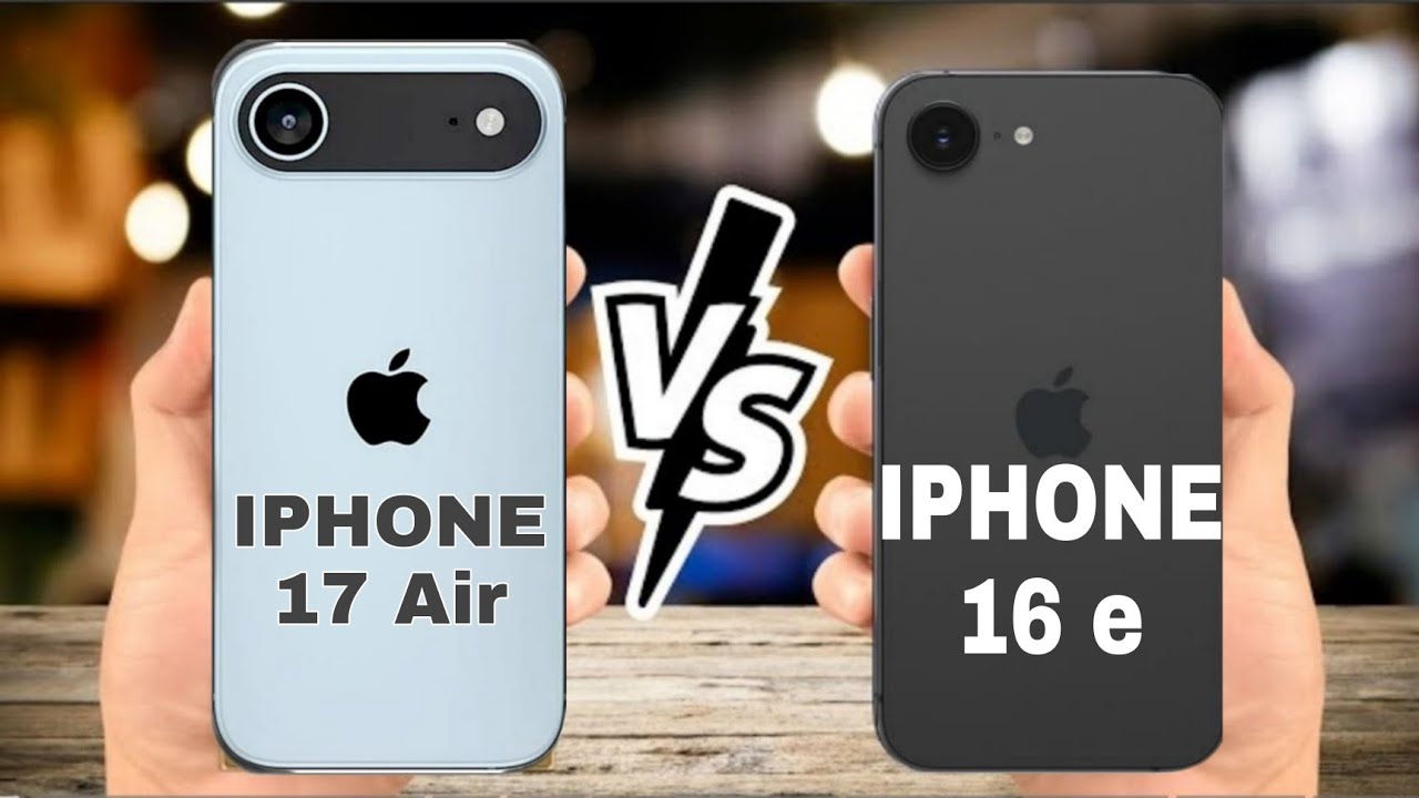 IPHONE 17 AIR VS IPHONE 16E  
