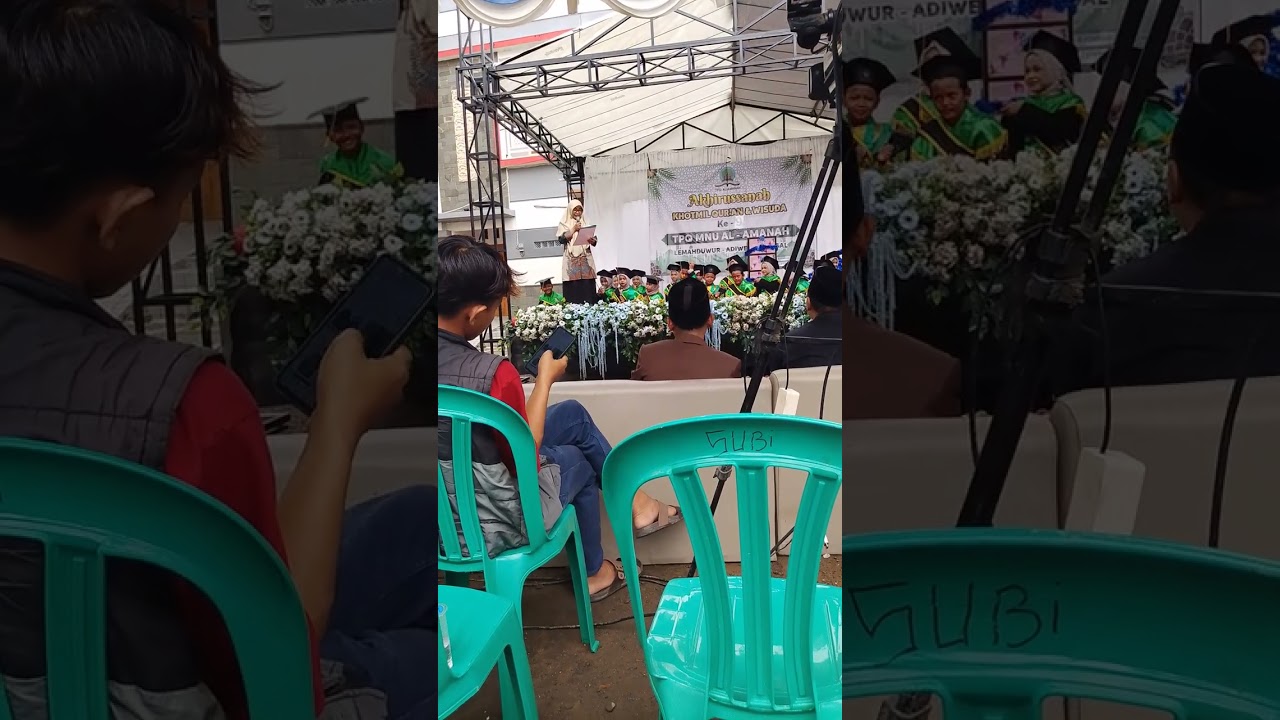 Prosesi wisuda Khotmil Qur'an si Sulung 