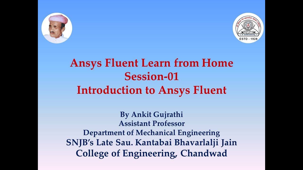 Ansys Fluent Learn from Home: Introduction to Ansys Design Moduler session 1