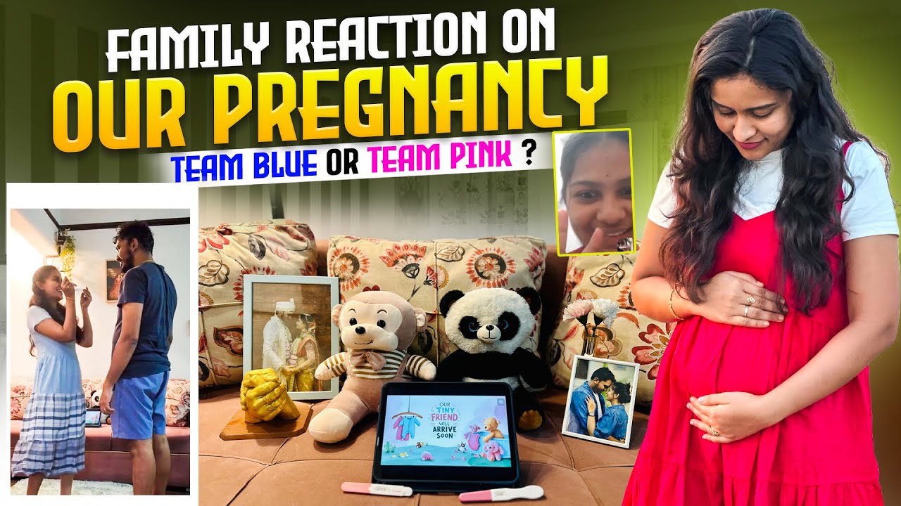 Family Reaction On Our PREGNANCY 🥹💖 | Emotional Moment | We’re Having a Baby! 👶💞| SRIJASONY