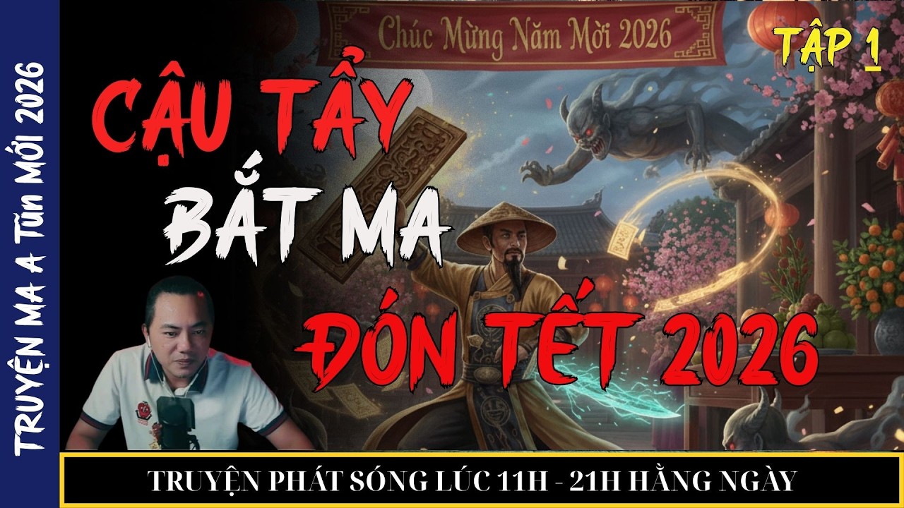 TRUYỆN MA QUÀNG A TŨN 2026 : CẬU TẨY BẮT MA ĐÓN TẾT 2026 (tập 1) | TRUYỆN MA ĐÊM KHUYA