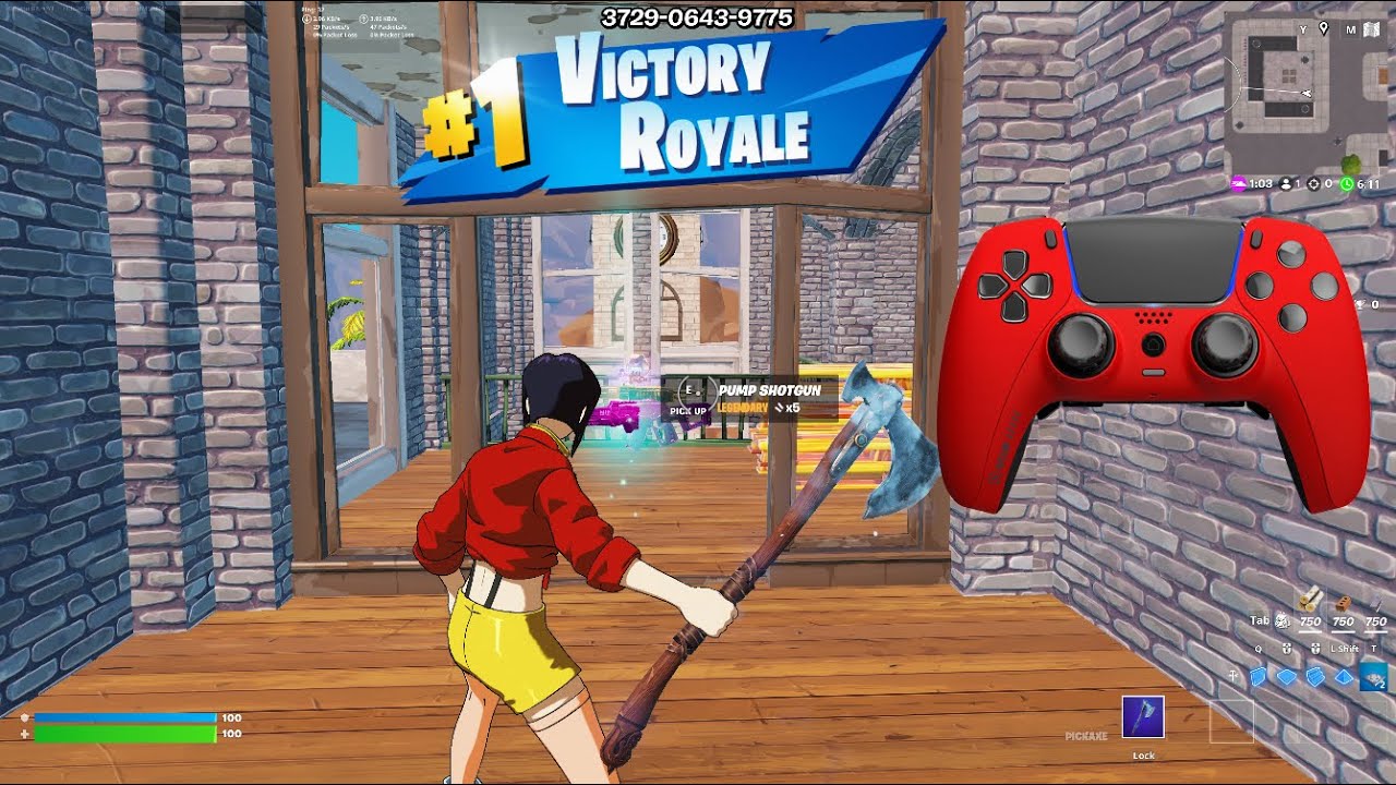 Fortnite Tilted Zone Wars PS5 Controller🎮Gameplay😴