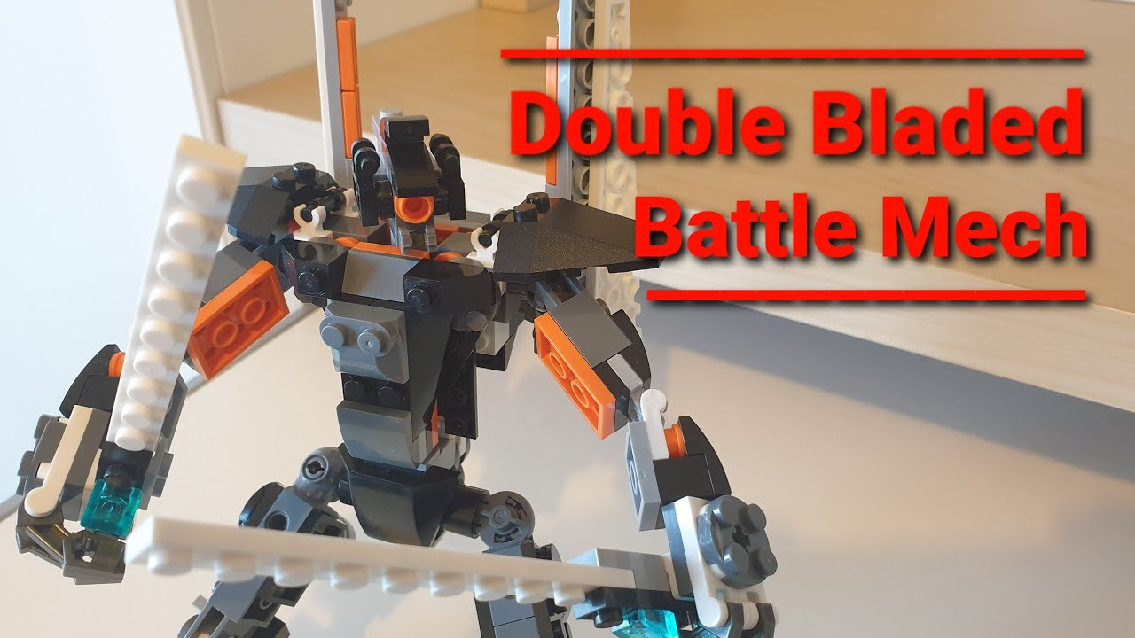 Unofficial LEGO - DOUBLE BLADED BATTLE MECH - DECOOL - 3122 - 3 in 1 [TUTORIAL]