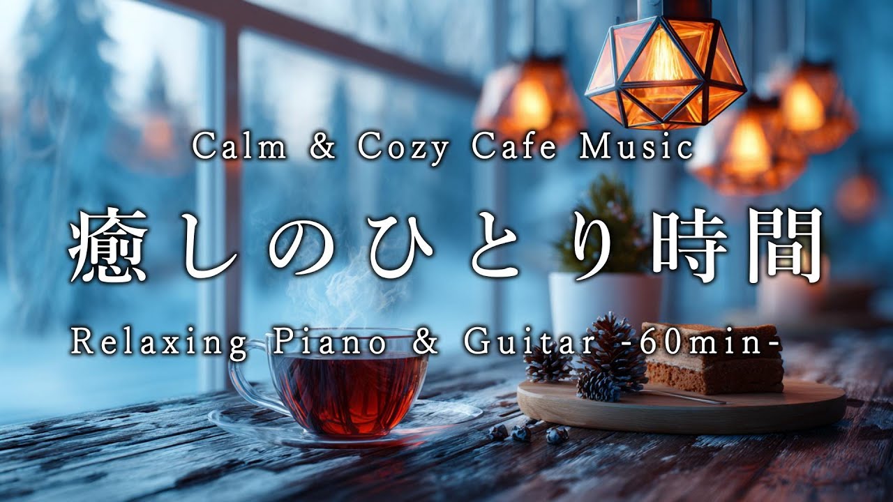【カフェBGM】癒しのひとり時間|リラックス・読書・勉強・作業用ピアノ音楽 60分|Music for relaxing, reading, studying, and working