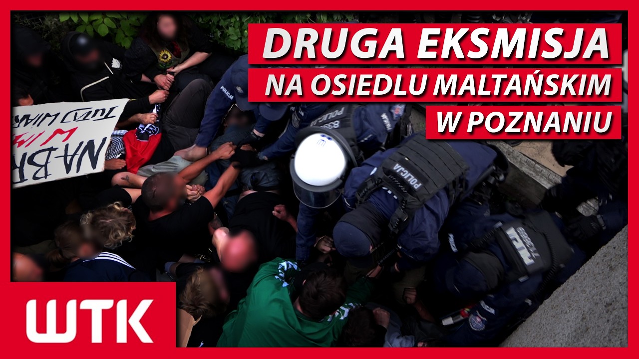 KOLEJNA EKSMISJA Z UDZIAŁEM POLICJI NA OS. MALTAŃSKIM | WTK