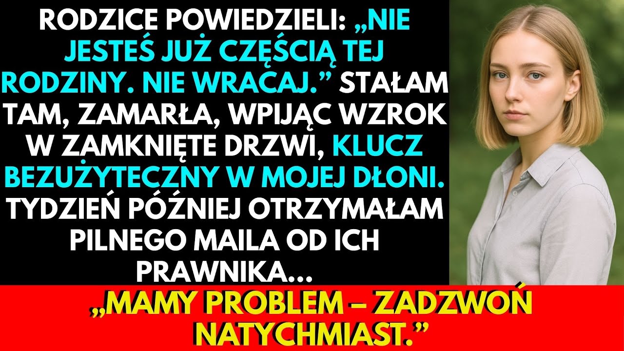 Na Rodzinnej Kolacji Rodzice Powiedzieli, Że Nie Mam Już Domu i Wyrzucili Mnie. Więc Ja…