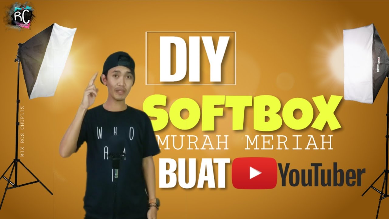SOFTBOX TERMURAH - DIY SOFTBOX - TUTORIAL MEMBUAT SOFTBOX LIGHTING - SOFTBOX LAMPU STUDIO