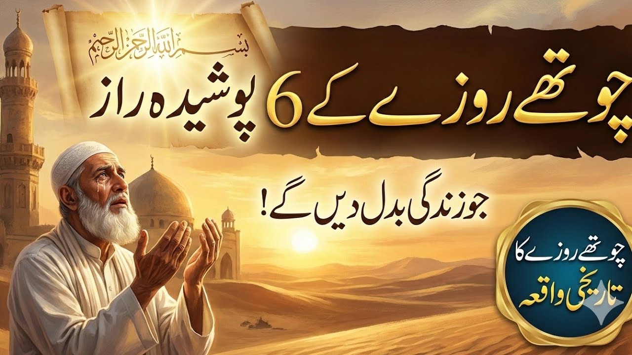 Chauthe Roze Ka Woh Raaz Jo Aap Ko Aaj Hi Jan'na Chahiye | 4 Ramzan Special | Zikr E Mubeen 