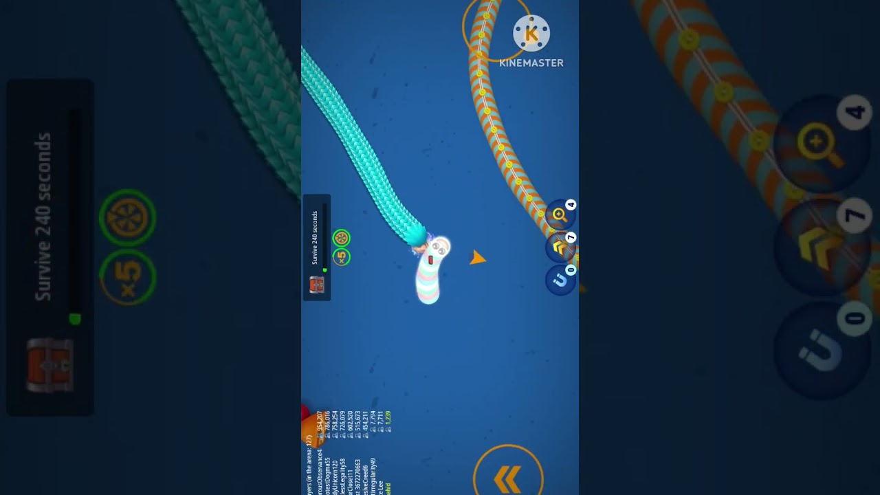 WORMS ZONE IO #worms #221 @srgaming.111 #game #wormszone