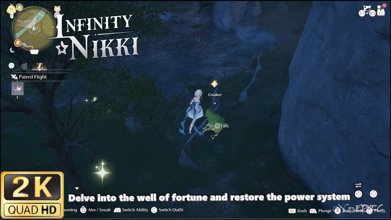 Infinity Nikki Delve into the well of fortune and restore the power system