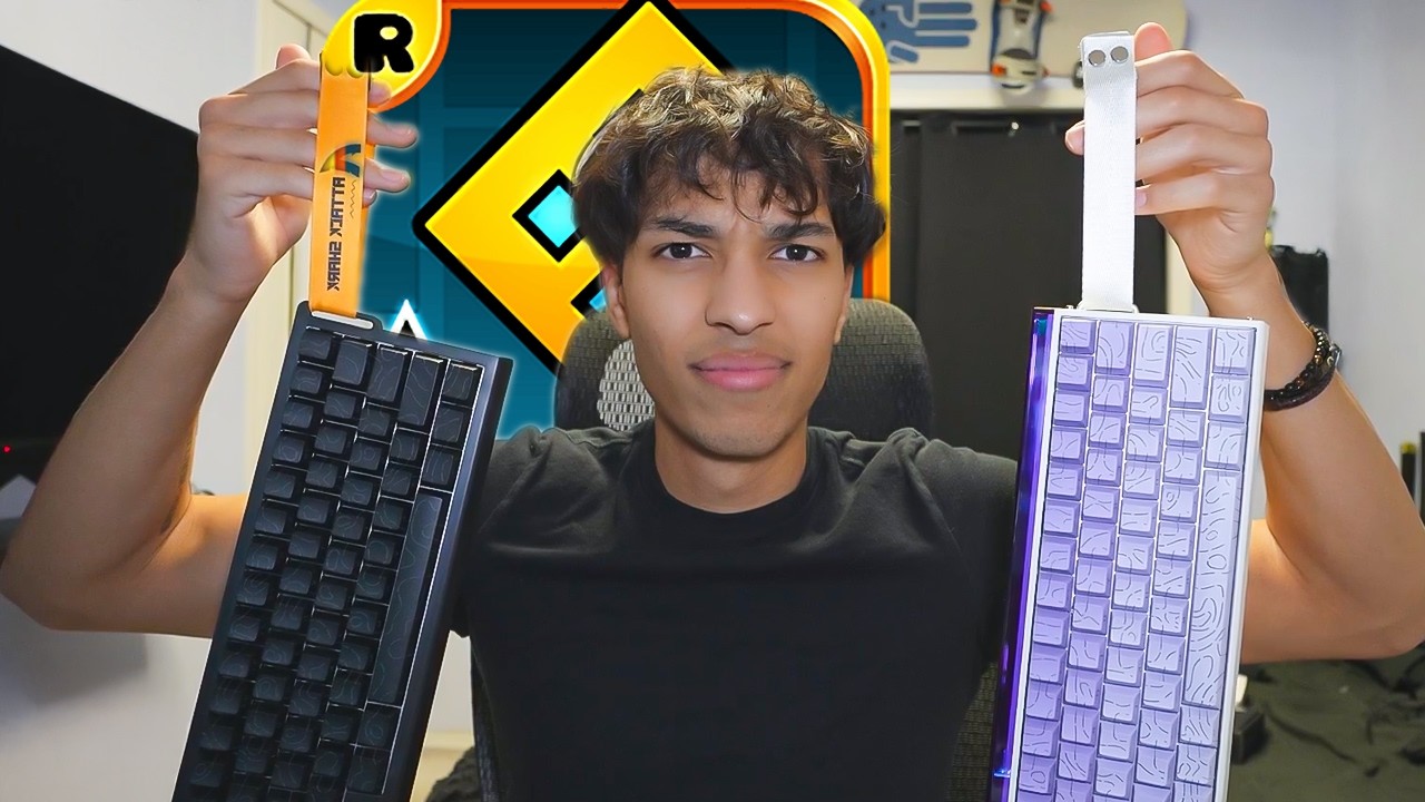I Bought An 8k Hz Keyboard From Temu For Geometry Dash...