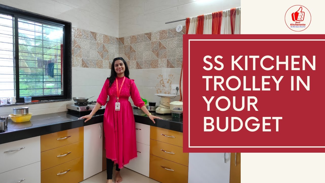 Kitchen Trolley Ideas Under Budget | SS Kitchen Storage Solutions Nashik #kitchentrolley #nashik