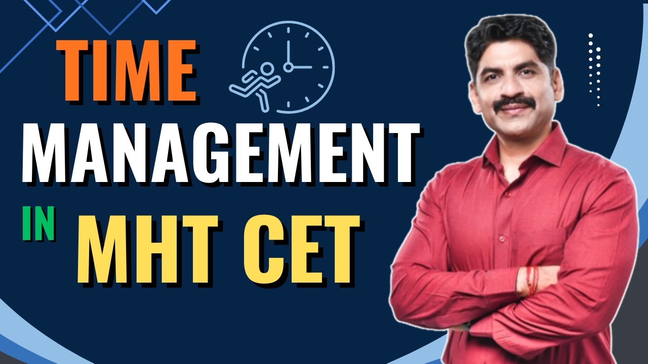 How To Manage Time In MHT CET Exam | Sahyadri Tutorials | Mahesh Sir #mhtcet2026