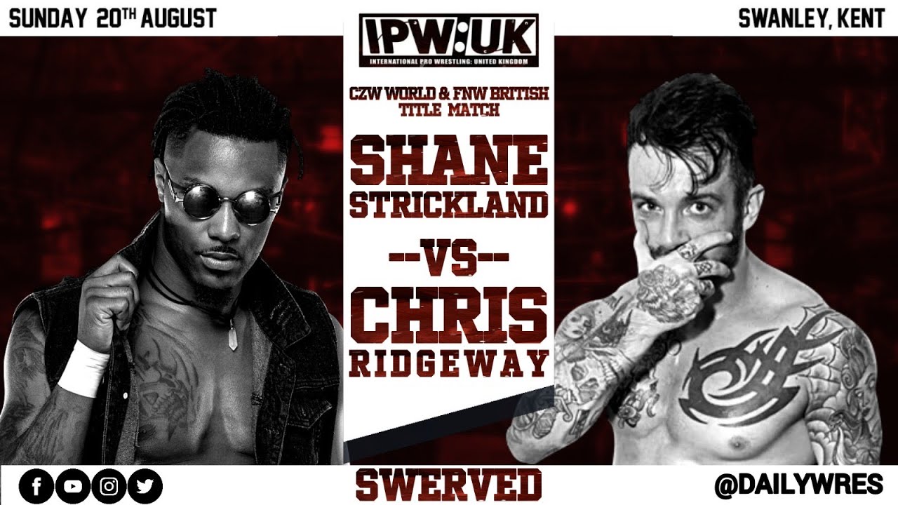 DOUBLE TITLE MATCH: Swerve Strickland (c) vs. Chris Ridgeway (c)
