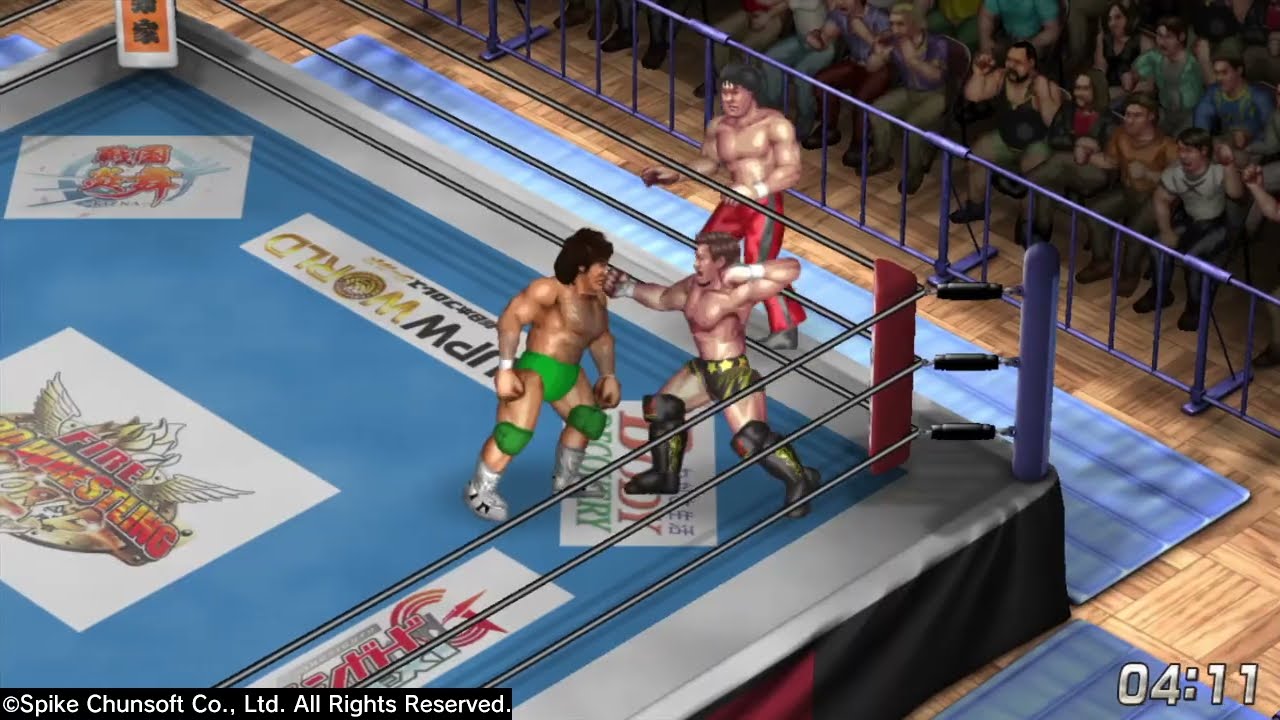 小林邦明＆金本浩二vsチャボ ゲレロ＆エディ ゲレロ　スーパージュニアタッグリーグ戦【PS4FPW】