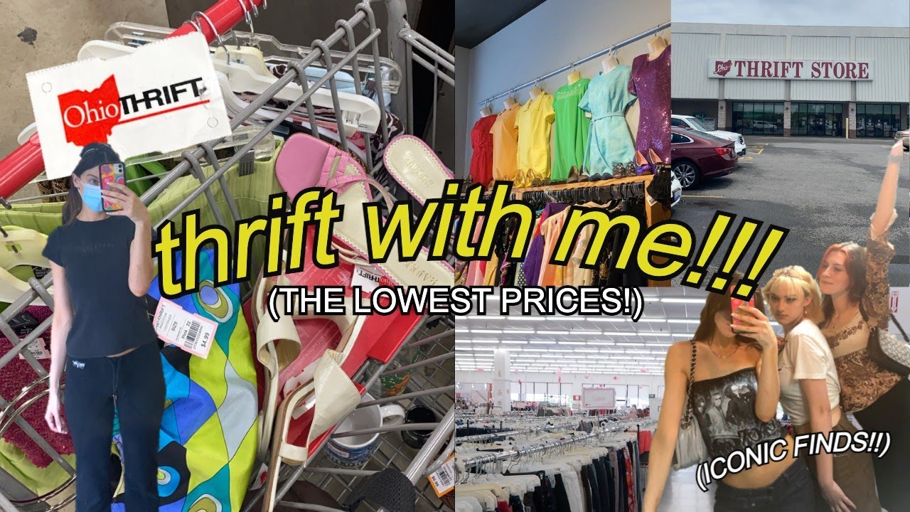 COME THRIFT WITH ME in OHIO!!! (ICONIC haul/finds) + the LOWEST thrift prices EVER!!!