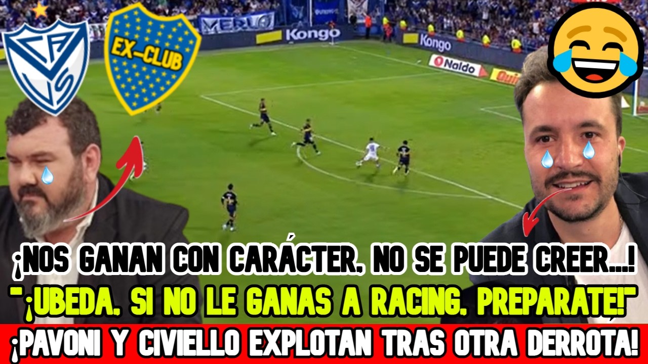 😂¡PAVONI Y CIVIELLO DEVASTADOS TRAS LA DERROTA EN LINIERS CON VELEZ 