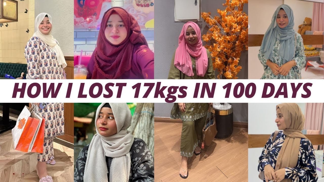 How I lost 17kgs in 100 days l Weight loss tips l Fatima Eats