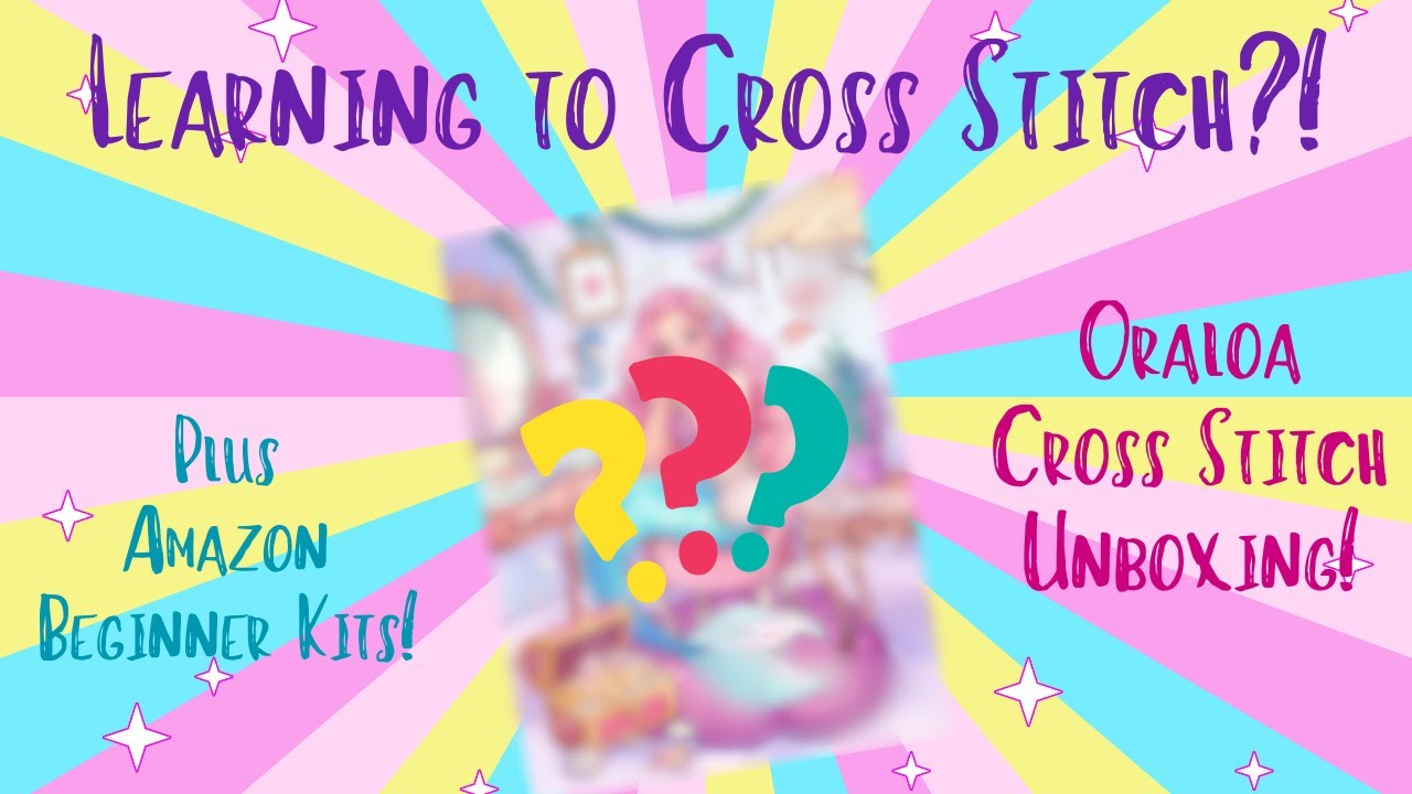 Robin’s Teaching Me Cross Stitch?? + Oraloa Ocean Room by Marie Chetkareva Cross Stitch Kit Unboxing