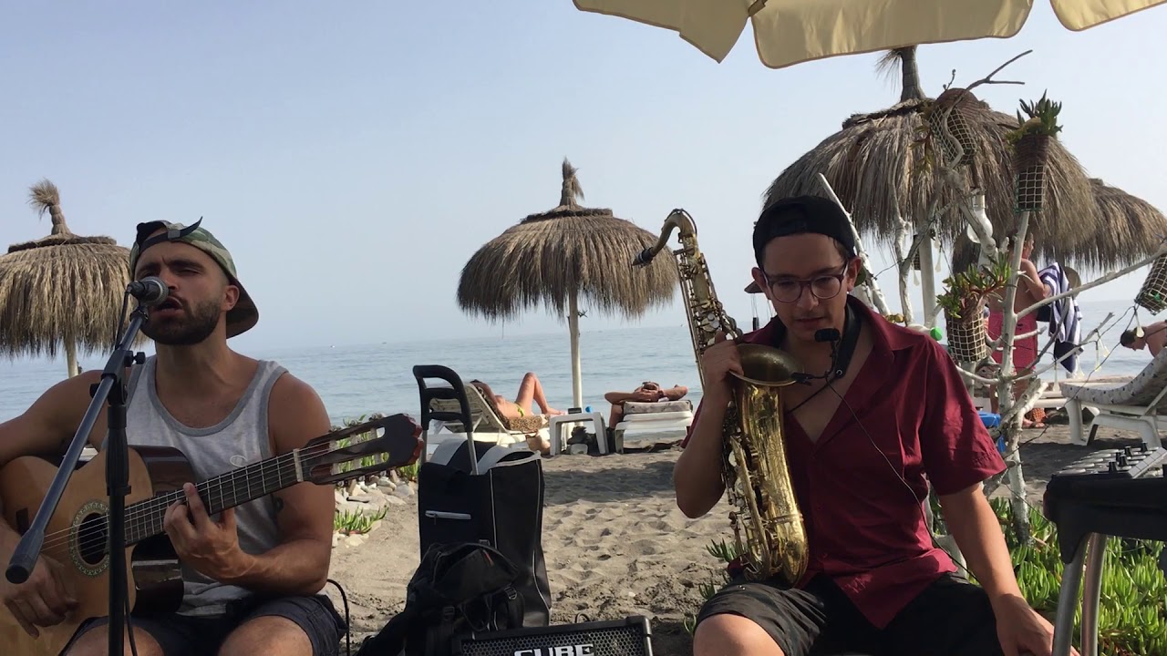 Sattafly & Almuzax livelooping -Roots rock reggae ( bob marley cover)