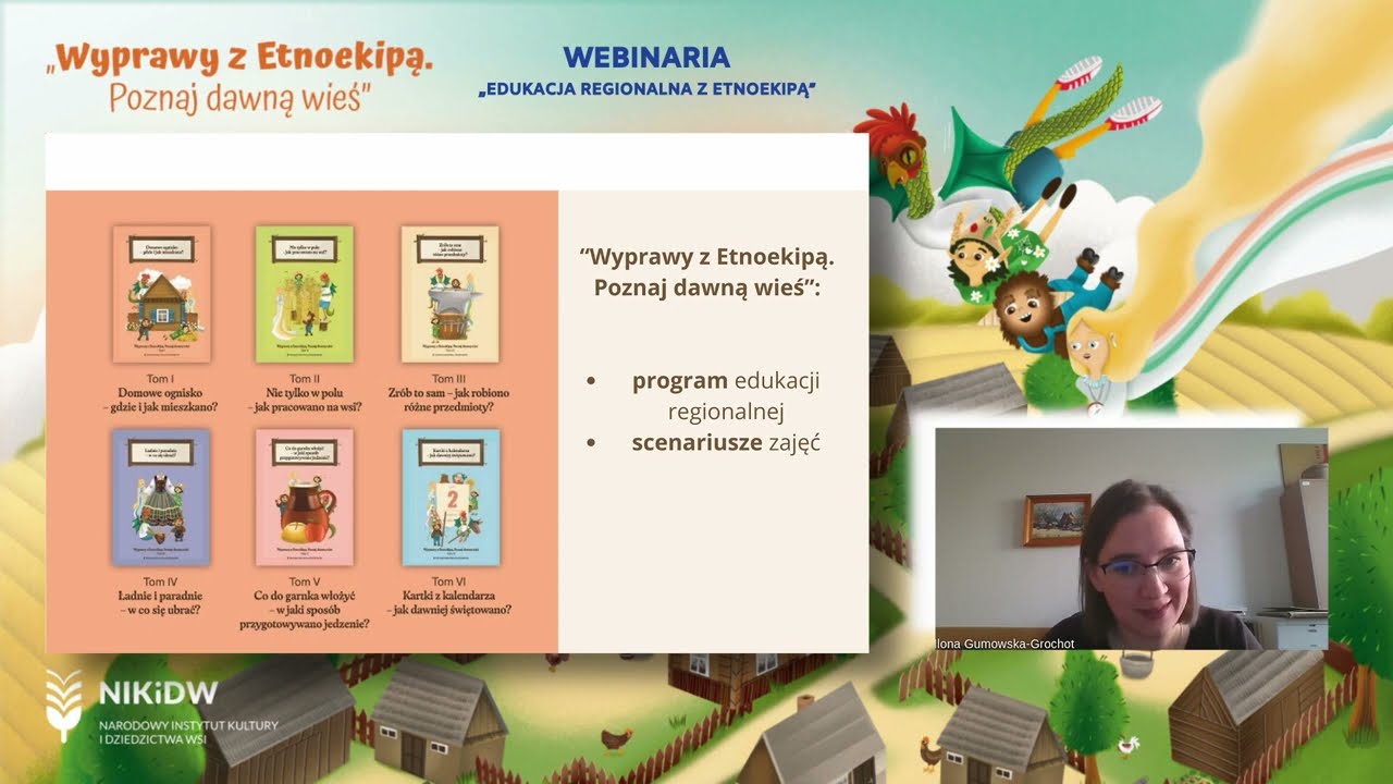 Webinaria „Edukacja regionalna z Etnoekipą” dla województwa lubelskiego.