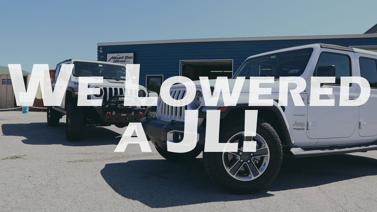 We Lowered a Jeep Wrangler JL using the Skyjacker 