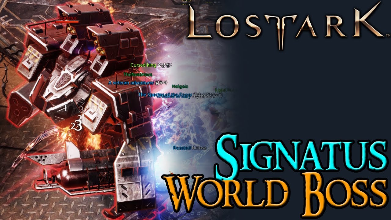 Lost Ark WORLD BOSS Signatus (Signatous Field Boss)
