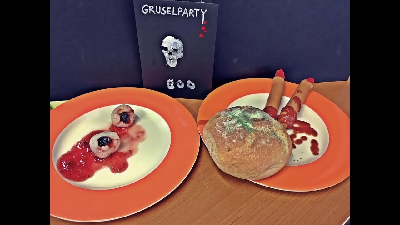Drei GRUSEL-SNACKS f&uuml;r Halloween