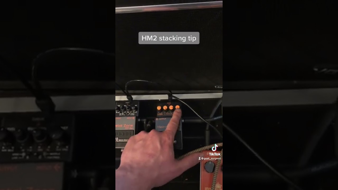 HM2 gain stacking tip #hm2 #bosshm2 #pedalboard