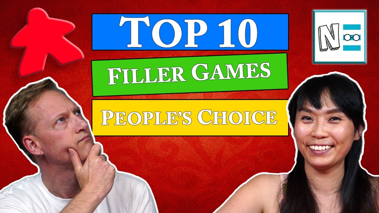 TOP 10 FILLER BOARD GAMES - People's Choice
