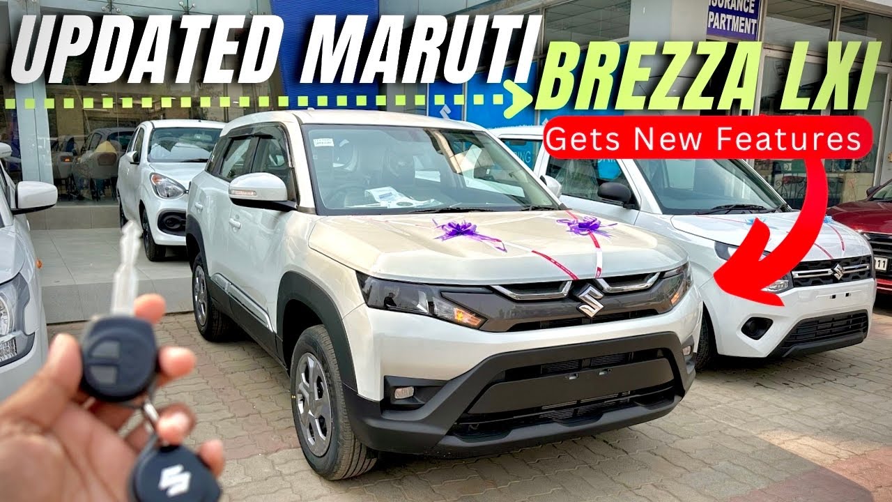 New Maruti Brezza 🔥 Maruti Brezza Facelift 2025 | Updated Brezza LXI में?