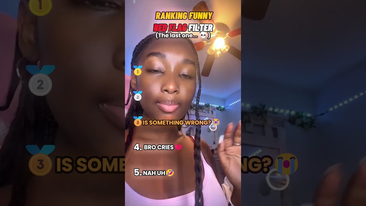 RANKING FUNNY RED FLAG FILTER🤣🚩