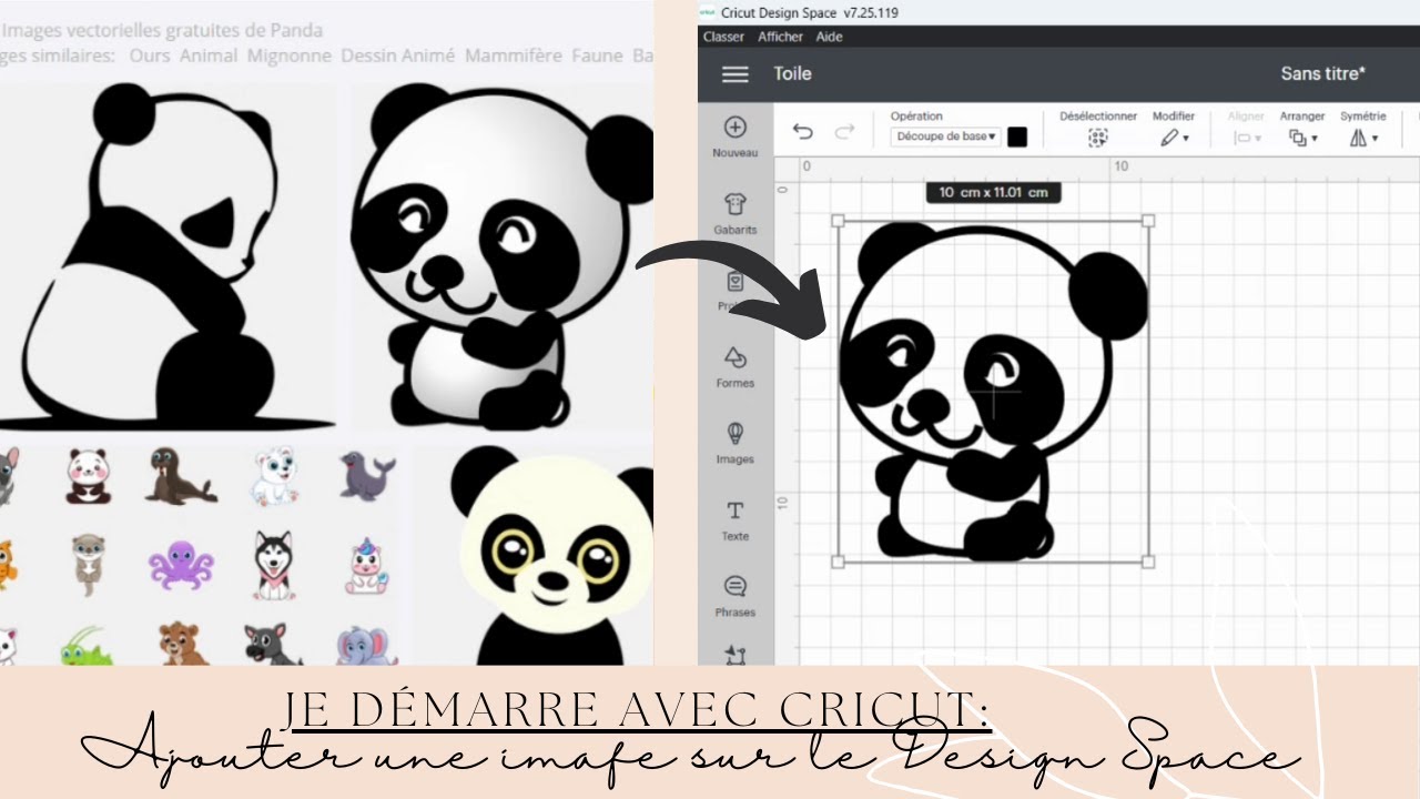Je démarre avec ma Cricut - Ajouter des images gratuitement dans le Cricut Design Space