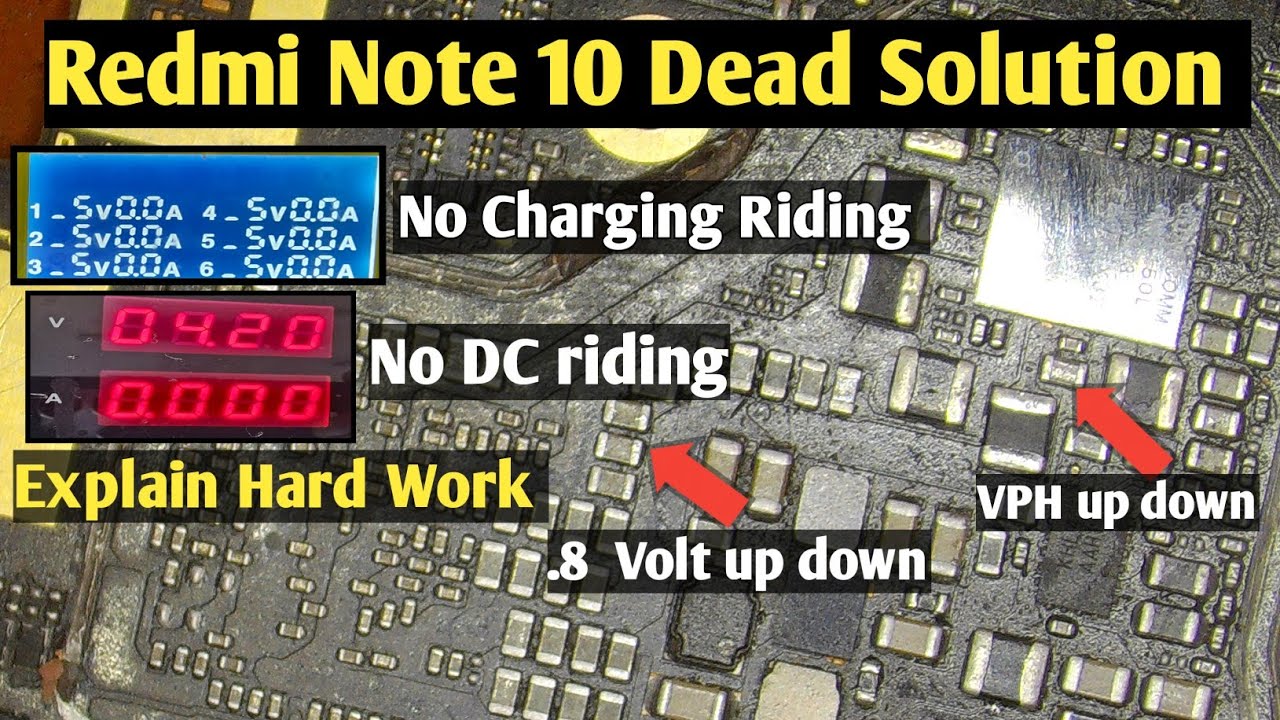 Redmi Note 10 Dead Solution@YAGNESH MOBILE REPAIR