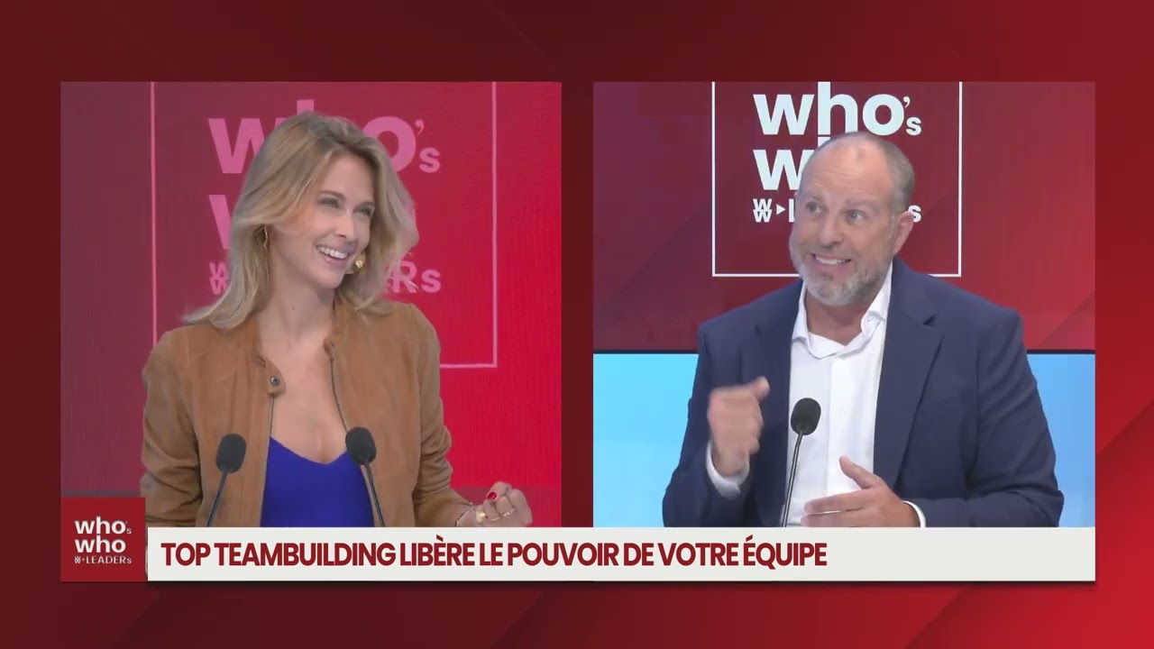 Who's Who Leaders - Ophélie Meunier reçoit Rudy Magnan de Top Team Building #teamwork #teambuilding