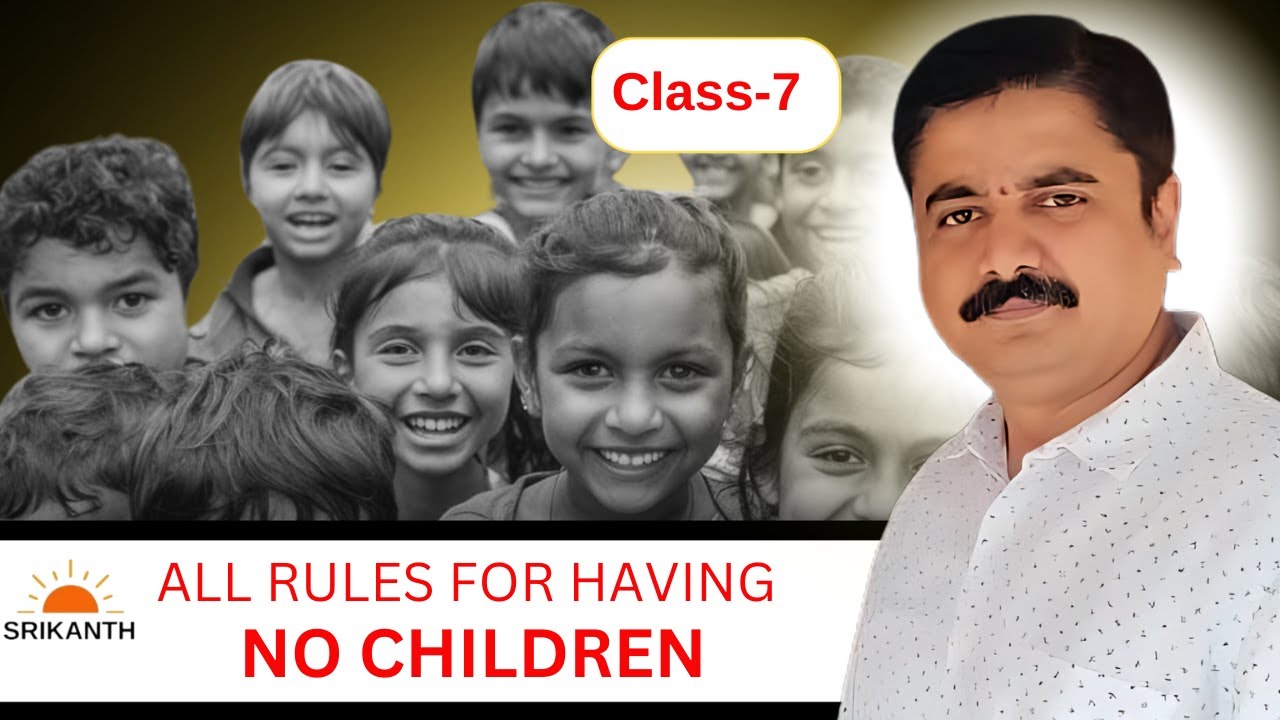 Class-  7 | Rules for Childlessness | Adoption | Nakshatras | Saptamsa | Srikanth Vedic Astrology