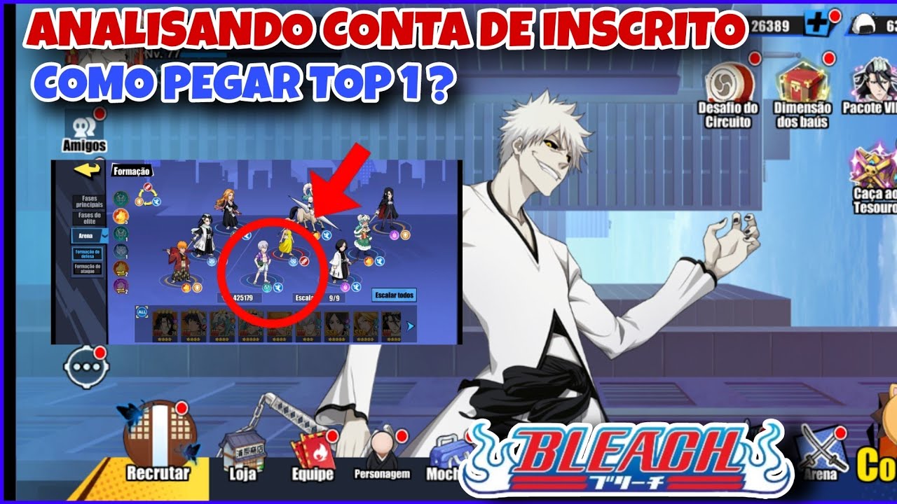 ANÁLISE DE INSCRITO,ELE FEZ ALGO INACREDITÁVEL NESSA CONTA | BLEACH IMMORTAL SOUL