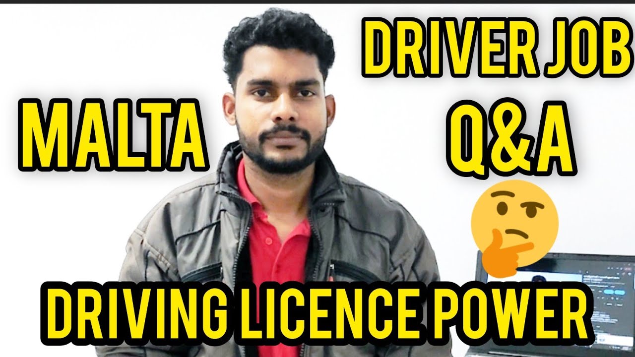 Malta Driving licence / Driver job#kerala #malayalam #job #driving #malta#hellomalayaliscall #europe