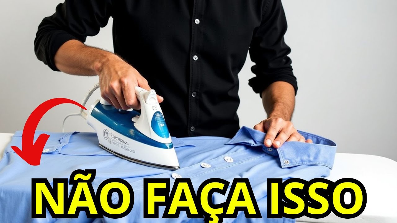 Como passar roupa com ferro a vapor que esta vazando água e molhando as roupas