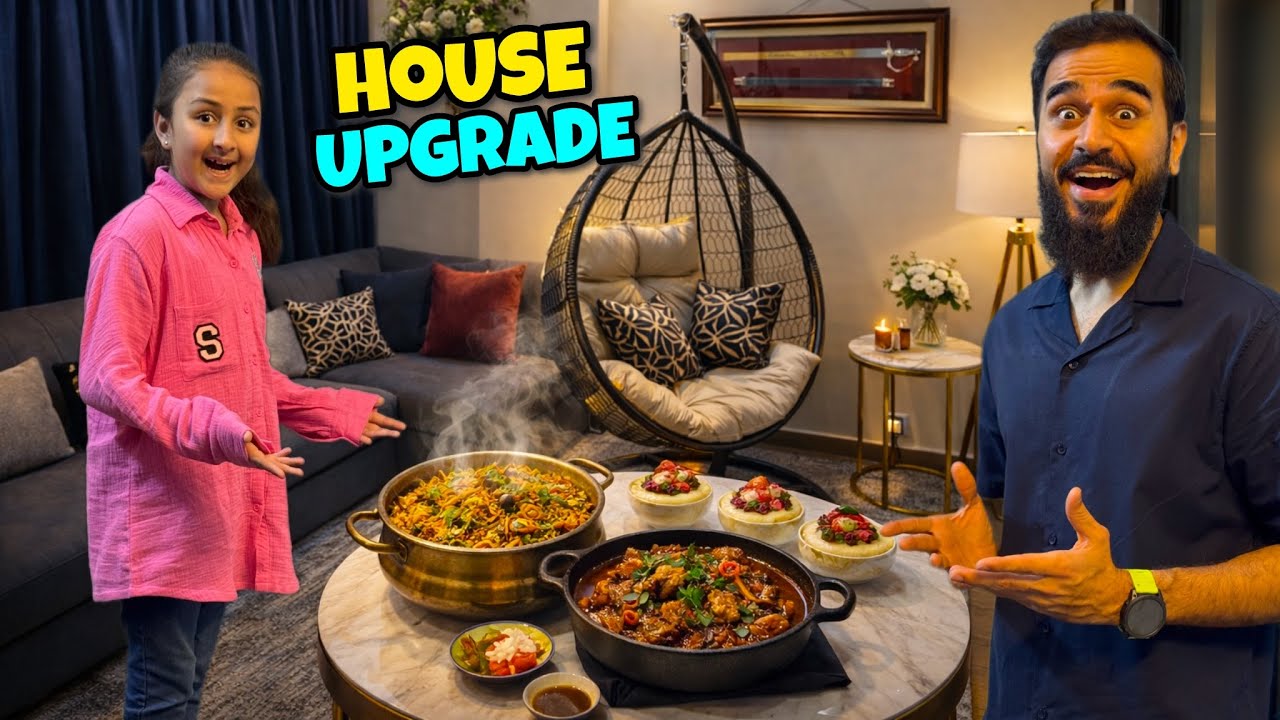 House upgrade krdia😍mamo ki VIP dawat bhi hogae😋ft@MustafaHanif 