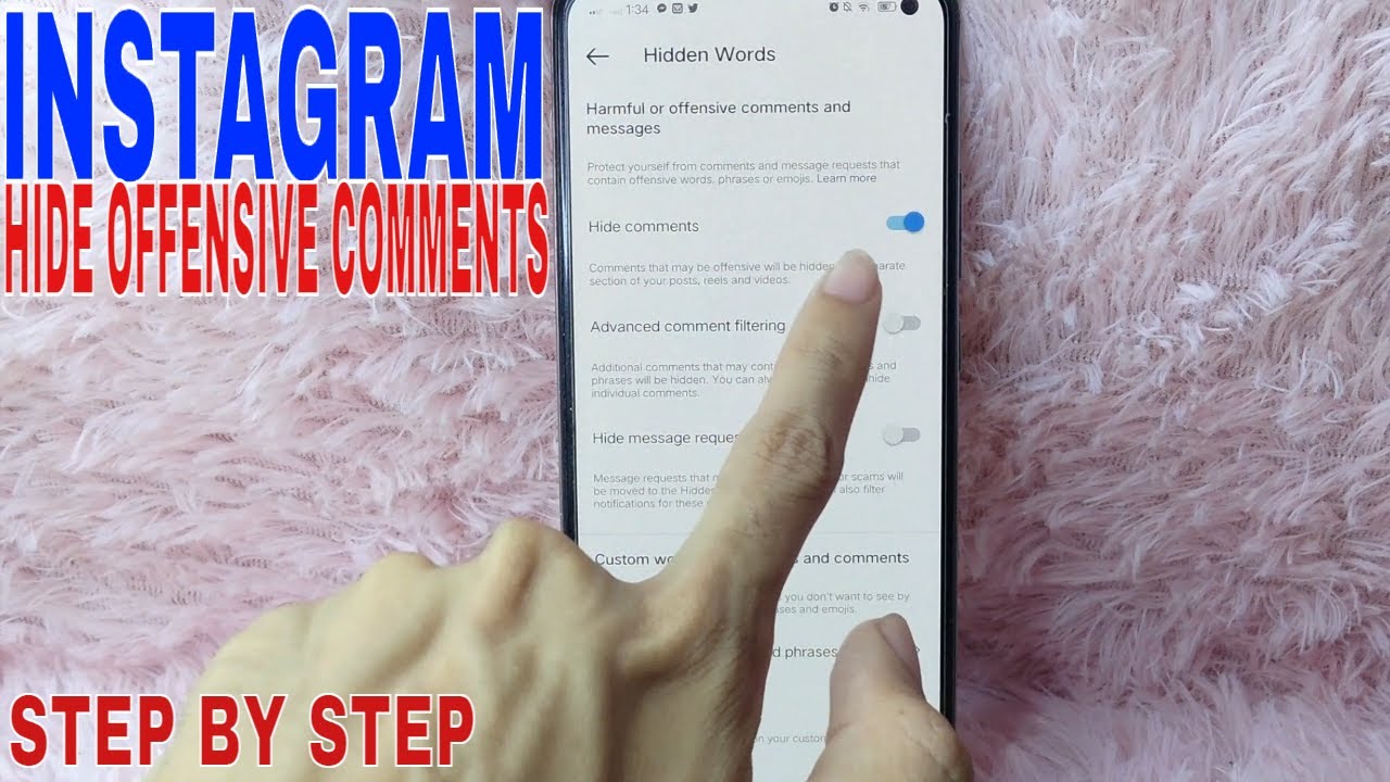 ✅  How To Hide Offensive Comments On Instagram 🔴