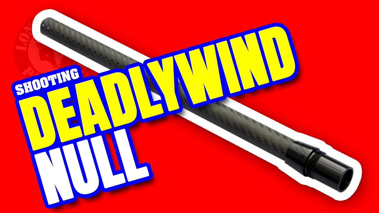 Shooting the Deadlywind Null Barrel | 1 Piece Carbon Fiber | Lone Wolf Paintball Michigan