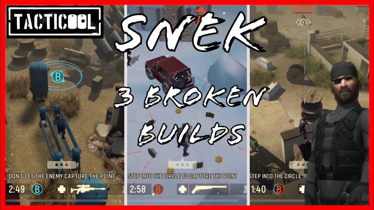 TACTICOOL: 3 Broken Builds for Snek