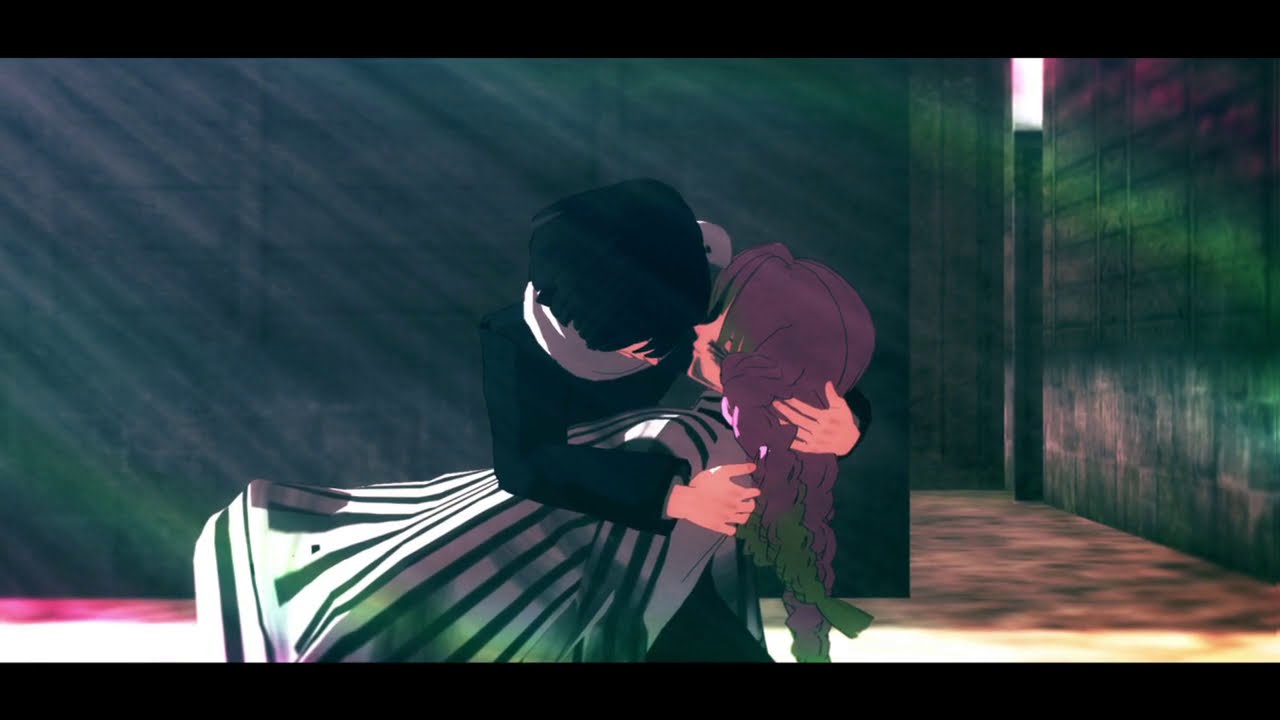 【鬼滅のMMD】ヒバナ【伊黒小芭内】【甘露寺蜜璃】