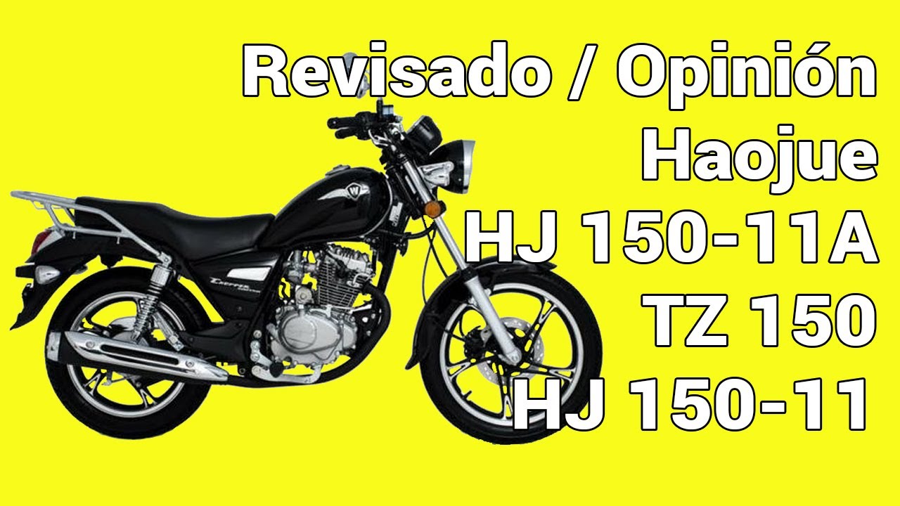 Revisado, opinión de la motocicleta Haojue TZ 150 (Chopper Road)