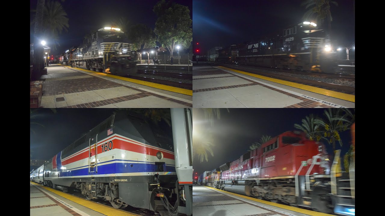 11-3-24! Railfanning Fullerton! Featuring TWO NS leaders, AMTK PEPSI CAN 160, & MORE!